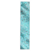 ゴミゴミ青ネオン積層紙 ミディアムテーブルランナー (正面)