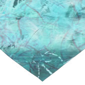 ゴミゴミ青ネオン積層紙 ミディアムテーブルランナー (コーナー)