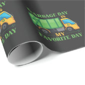 ゴミデーキッズゴミトラックゴミリサイクル ラッピングペーパー (ロールコーナー)