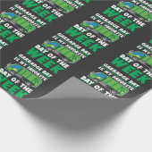 ゴミデーゴミトラックごみ処理ダンプスター ラッピングペーパー (角)