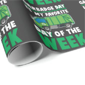 ゴミデーゴミトラックごみ処理ダンプスター ラッピングペーパー (ロールコーナー)