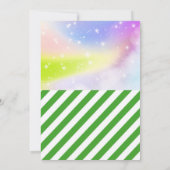 ゴミトラックとユニコーンのジョイントパーティー 招待状 (裏面)