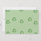 ゴミトラックの誕生日パーティーお礼カード 招待状 (裏面)