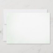 ゴミトラックの2歳誕生日パーティーの写真 招待状 (裏面)