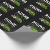 ゴミトラック引用文ガベージデイゴミトラック ラッピングペーパー (角)