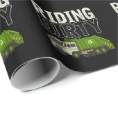 ゴミトラック引用文ガベージデイゴミトラック ラッピングペーパー (ロールコーナー)