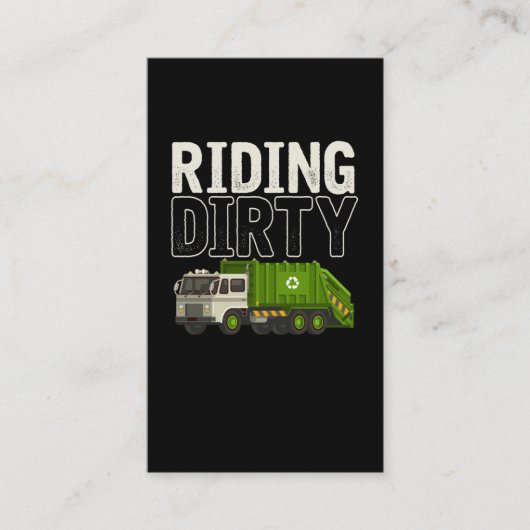 ゴミトラック引用文ガベージデイゴミトラック 名刺 (正面)