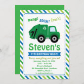 ゴミトラック招待状/ゴミトラック招待状 招待状 (正面/裏面)