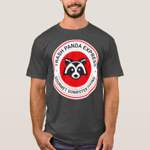 ゴミパンダ表現グルメダンプスターダイビング Tシャツ