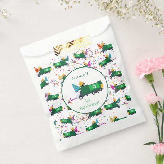 ゴミパーソナライズされたトラックパーティーパターンのリサイクル フェイバーバッグ (封をした状態)