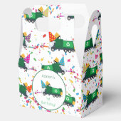 ゴミパーソナライズされたトラックパーティーパターンのリサイクル フェイバーボックス (オープン)