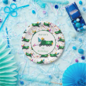 ゴミパーソナライズされたトラックパーティーパターンのリサイクル ペーパープレート (パーティー)