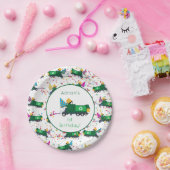 ゴミパーソナライズされたトラックパーティーパターンのリサイクル ペーパープレート (パーティー)