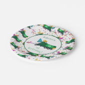 ゴミパーソナライズされたトラックパーティーパターンのリサイクル ペーパープレート (アングル)