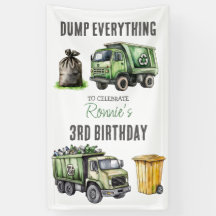ゴミ収集車の子供の誕生日パーティー