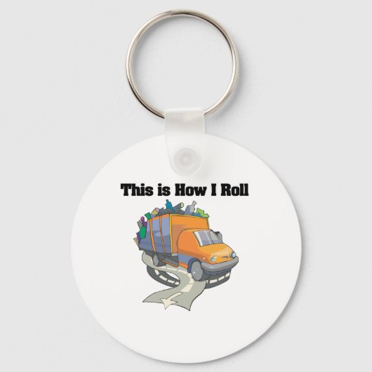 ゴミ収集車(How I Roll) キーホルダー (正面)