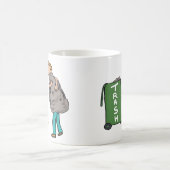 ゴミ捨て コーヒーマグカップ (中央)