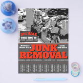 ゴミ撤去・廃棄物運搬 プロモーション用チラシ2 チラシ (シングル)