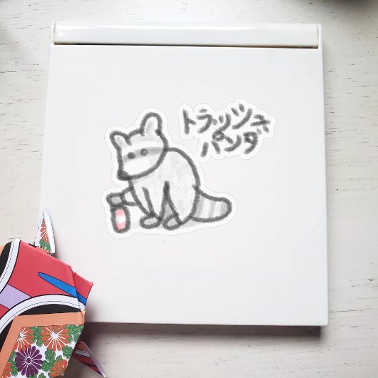 ゴミ日本のパンダ シール