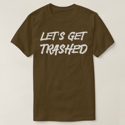 ゴミ箱のパンダおもしろいを叩こう Tシャツ (デザイン正面)