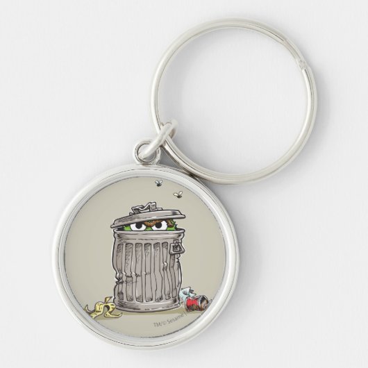 ゴミ箱のヴィンテージオスカー キーホルダー (正面)