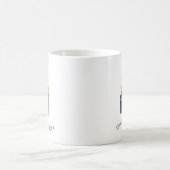 ゴミ箱の火　私の小さな光よユーモア コーヒーマグカップ (中央)