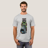 ゴミ箱パンダ – クラッレス Tシャツ (正面フル)