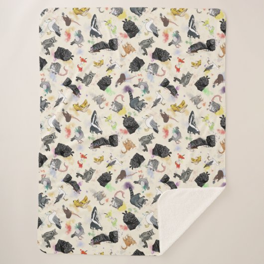 ゴミ箱 シェルパブランケット (正面)