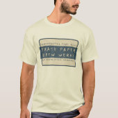 ゴミ紙ブルクワークスメンズTシャツ Tシャツ (正面)