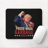 ゴミ誇りを持ったトランプのサポート4 マウスパッド (マウス)