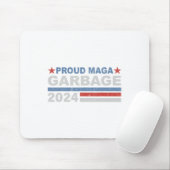 ゴミ誇りを持ったトランプ支持具1 マウスパッド (マウス)