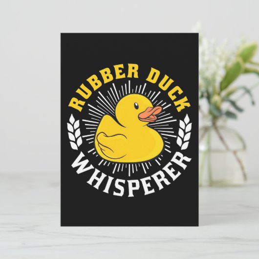 ゴムあひるささやき師 招待状 (スタンド正面)