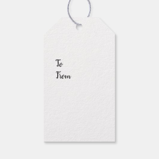 ゴムのあひるの絵のギフトタグ ギフトタグ (裏面)