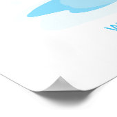 ゴムのあひる | ベビーシャワー ゲストブック 印刷 (角)