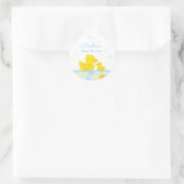 ゴムのあひる 赤ちゃんのシャワーの景品 ラウンドシール (バッグ)