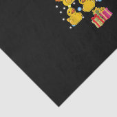 ゴムのアヒルのクリスマスツリー、アヒルのクッククリスマス 薄葉紙 (詳細)