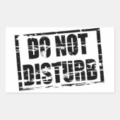 ゴムのスタンプ効果を妨げない 長方形シール (正面)