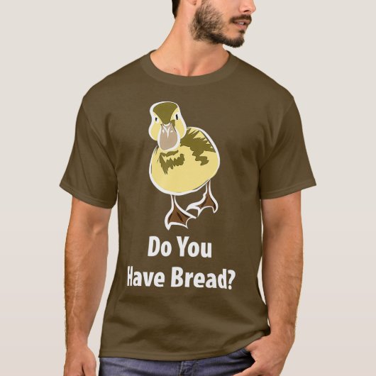 ゴムのダック ダックが走る ダックの養鶏農家 Tシャツ (正面)