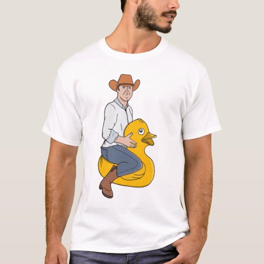 ゴムの上のカウボーイライダー Tシャツ (正面)