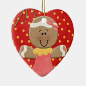 ゴムの低下およびショウガのパン セラミックオーナメント (右)