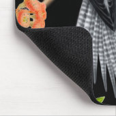 ゴムの木のマウスパッドの真珠の雑色のCockatiel マウスパッド (コーナー)