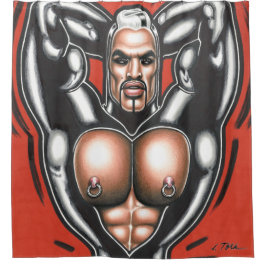 ゴムの筋肉 シャワーカーテン