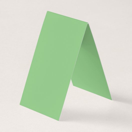 ゴムの葉、淡い色の葉、ピクシー・グリーン、 名刺 (裏面)