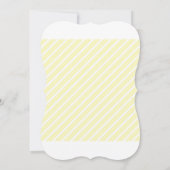 ゴムの黄色いあひるの 赤ちゃん歓迎会 男女どちらにも使える 招待状 (裏面)