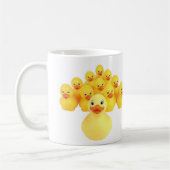 ゴムはユーモアのコーヒー・マグを引込めます コーヒーマグカップ (左)