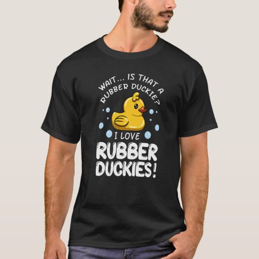 ゴムアヒル浴玩具水アヒル Tシャツ (正面)