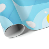 ゴムイエローアヒル包装紙 ラッピングペーパー (ロールコーナー)