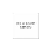 ゴムカスタムスタンプ ラバースタンプ (インプリント)