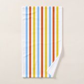 ゴムカラフルダッキー(アヒルちゃん) バスタオルセット (ハンドタオル)