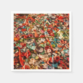 ゴムカラフル壁 スタンダードカクテルナプキン